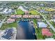 Wide view of waterfront homes and community at 818 Via Tripoli, Punta Gorda, FL 33950
