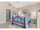 Guest bedroom with comfortable bed and plenty of storage at 818 Via Tripoli, Punta Gorda, FL 33950