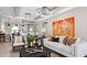 Spacious living area showcasing modern decor and large artwork at 14370 Hammock Oak St, Parrish, FL 34219