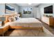 Large main bedroom with a king-size bed and updated decor at 2092 Nuremberg Blvd, Punta Gorda, FL 33983