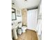 Bathroom with shower/tub combo, toilet, and sink at 1420 Bayshore Blvd # 316, Dunedin, FL 34698
