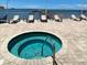 Circular hot tub with waterfront views at 1420 Bayshore Blvd # 316, Dunedin, FL 34698