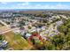 Wide aerial view of house and neighborhood at 7939 Riverdale Dr, New Port Richey, FL 34653