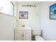 Clean bathroom with white vanity and toilet at 4137 Glissade Dr, New Port Richey, FL 34652