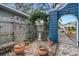 Lovely garden area featuring a birdbath and mosaic walkway at 1143 13Th N St, St Petersburg, FL 33705