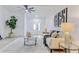 Living room features neutral palette and cozy seating at 5116 11Th W Ave, Bradenton, FL 34209