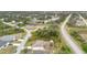 Aerial view of house and neighborhood, highlighting its location at 4944 Alseir Rd, North Port, FL 34288