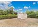 Large backyard shed for extra storage at 4944 Alseir Rd, North Port, FL 34288