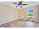 Bedroom with large window and vinyl flooring at 14248 Salvatierra Ln, Port Charlotte, FL 33981