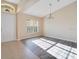 Bright dining room with vinyl flooring and chandelier at 14248 Salvatierra Ln, Port Charlotte, FL 33981