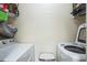 Bright laundry room with washer and dryer included at 210 3Rd W St # 8205, Bradenton, FL 34205