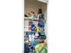 Well-stocked storage closet with shelving at 210 3Rd W St # 8205, Bradenton, FL 34205