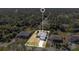 Aerial view showing a single-Gathering home with a large yard at 2315 Snowflake Ln, North Port, FL 34286