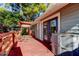 Spacious back deck with access to hot tub and pergola at 7108 N 10Th St, Tampa, FL 33604