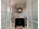 Modern bathroom with dark vanity and a vessel sink at 7108 N 10Th St, Tampa, FL 33604