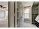 Spacious bedroom closet with wire shelving and ample storage at 7108 N 10Th St, Tampa, FL 33604