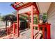 Relaxing hot tub under pergola on wooden deck at 7108 N 10Th St, Tampa, FL 33604