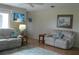 Bright living room with two sofas and hardwood floors at 1000 Osceola Blvd, Englewood, FL 34223