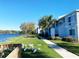 Waterfront community with walkway and birdlife at 7120 Waterside Dr # 34, Tampa, FL 33617