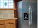 Stainless steel refrigerator with ice and water dispenser at 718 New York St, Clearwater, FL 33756