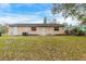 Back of house, showing a simple exterior and yard at 4212 Empire Pl, Tampa, FL 33610