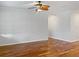 Living Room with hardwood floors and ceiling fan at 706 Fern Leaf Dr, Ruskin, FL 33570