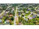 House in a residential neighborhood, seen from above at 13474 Tune Ln, Spring Hill, FL 34609