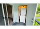 Outdoor laundry closet with stackable washer and dryer at 2860 Somerset Park Dr # 203, Tampa, FL 33613