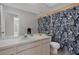 Clean bathroom with updated vanity and shower/tub combo at 7213 19Th W Ave, Bradenton, FL 34209