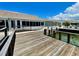 Long wooden dock offering waterfront access at 514 Boca Ciega Point N Blvd, St Petersburg, FL 33708