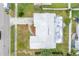 Aerial view showing house and surrounding yard at 11095 56Th N Ave, Seminole, FL 33772