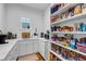 Well-organized pantry with ample shelving for storage at 6107 S 4Th St, Tampa, FL 33611