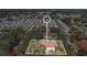 Aerial view showing building location in relation to surrounding area at 11511 113Th St # 13F, Seminole, FL 33778