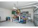 Organized garage with ample storage shelving at 3514 Shimmering Oaks Dr, Parrish, FL 34219