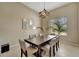 Formal dining room with large table and neutral decor at 7 Barge Ln, Placida, FL 33946