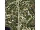 Aerial view showing property location and surrounding area at 9807 Poplar St, New Port Richey, FL 34654