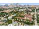 Apartment complex aerial view, city skyline in background at 1000 W Horatio St # 312, Tampa, FL 33606