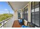 Relaxing balcony with seating and string lights at 1000 W Horatio St # 312, Tampa, FL 33606