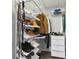 Well-organized closet with ample shelving for shoes and clothes at 1000 W Horatio St # 312, Tampa, FL 33606