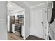 Modern kitchen with stainless steel appliances and granite countertops at 1000 W Horatio St # 312, Tampa, FL 33606
