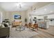 Open concept living and kitchen area with modern design at 6201 Cedarbrook N Dr, Pinellas Park, FL 33782
