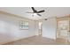 Bedroom with wood-look floors and access to bathroom at 1001 Edgemont Pl, Brandon, FL 33511