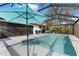 This beautiful pool and patio are perfect for summer fun at 3260 Wentworth St, North Port, FL 34288