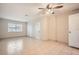 Large bedroom with ceiling fan and double closets at 11606 Nature Trl, Port Richey, FL 34668