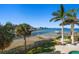 Breathtaking waterfront view with private dock and lush landscaping at 103 Shore Dr, Dunedin, FL 34698