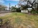 Large backyard with shed and partially grassy area at 10510 114Th Ter, Largo, FL 33773