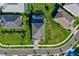 Aerial view showing house location in a residential area at 2546 Buckthorn Loop, North Port, FL 34289