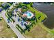 Community pool with parking and landscaping at 2546 Buckthorn Loop, North Port, FL 34289