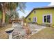 Relaxing backyard patio with fire pit and seating at 3000 21St S Ave, St Petersburg, FL 33712