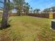 Fenced backyard with large grassy area at 5466 9Th N Ave, St Petersburg, FL 33710